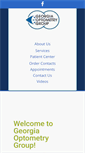 Mobile Screenshot of georgiaoptometry.com